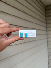 Load image into Gallery viewer, Gold Turquoise Bar Post Earrings
