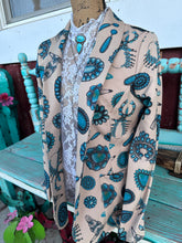 Load image into Gallery viewer, Turquoise Jewel Blazer
