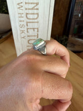 Load image into Gallery viewer, Size 9.5 Blue Gem Turquoise Ring
