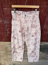 Load image into Gallery viewer, Light Pink Western Barrel Jeans
