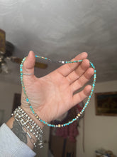 Load image into Gallery viewer, Dainty Turquoise Nugget Necklace
