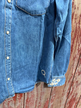 Load image into Gallery viewer, Rodeo Quincy Denim Pearl Snap
