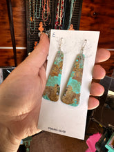 Load image into Gallery viewer, Turquoise Slab earrings
