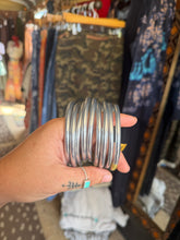 Load image into Gallery viewer, Silver All Weather Bangles
