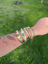 Load image into Gallery viewer, Golden Turquoise Bracelets
