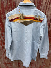 Load image into Gallery viewer, Desert Denim Pearl Snap
