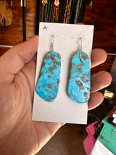 Load image into Gallery viewer, Turquoise Slab earrings
