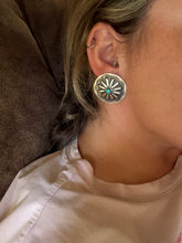 Load image into Gallery viewer, Large Concho Post Earrings
