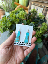 Load image into Gallery viewer, Turquoise Slab Earrings
