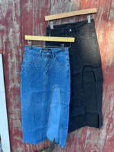 Load image into Gallery viewer, Denim Slit Maxi Skirts
