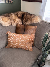 Load image into Gallery viewer, 12&quot;x20&quot; Deer Spot Goat Fur Pillows
