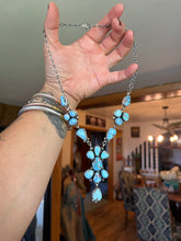 Load image into Gallery viewer, Golden Hills Cluster Lariat Set
