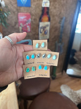 Load image into Gallery viewer, Turquoise post earrings
