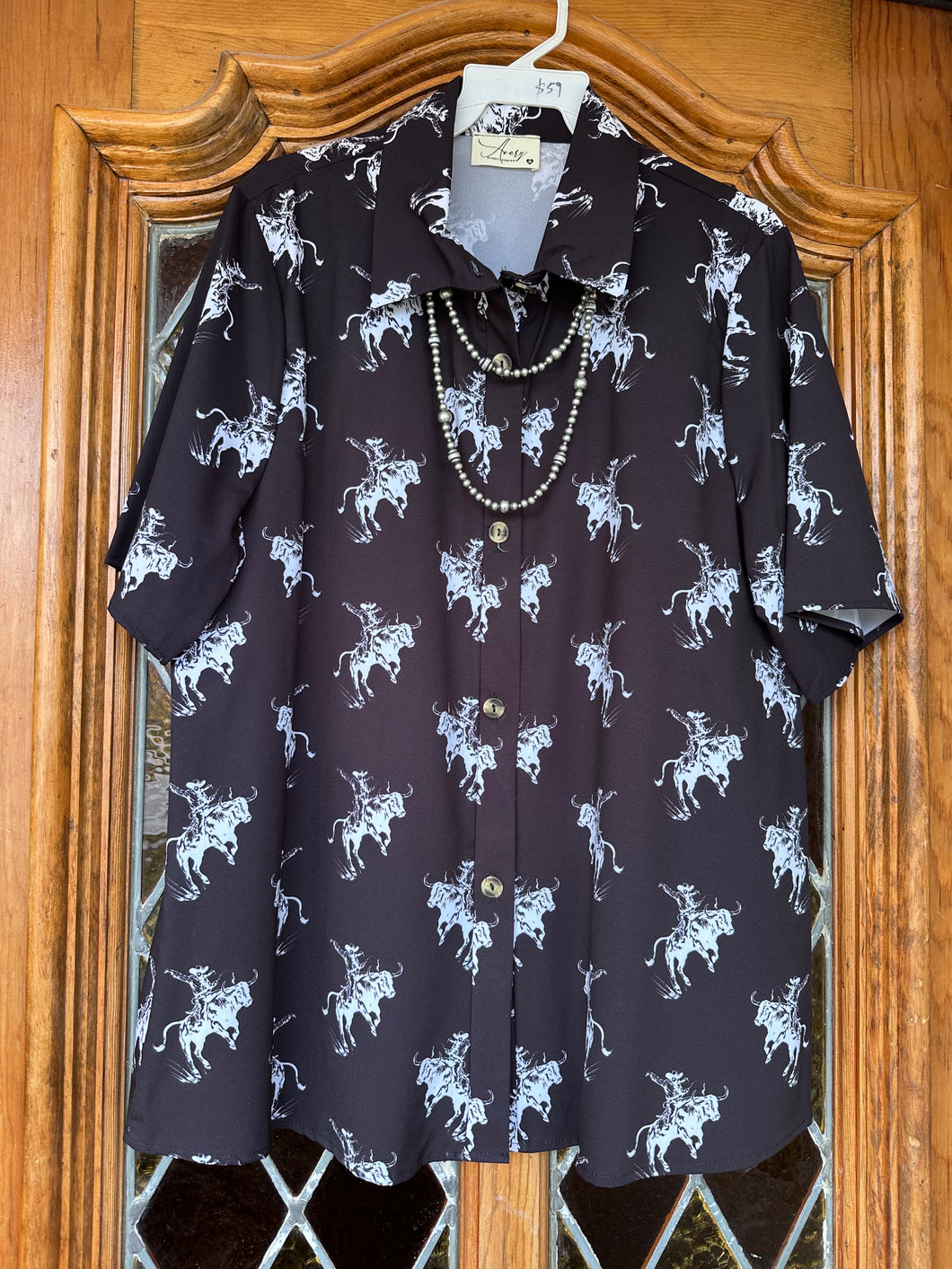 Short Sleeve Button Up