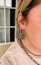 Load image into Gallery viewer, Turquoise Dot Earrings
