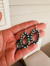 Load image into Gallery viewer, Turquoise Dot Earrings
