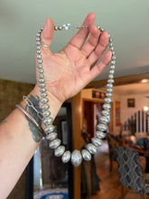 Load image into Gallery viewer, Old Pawn Graduated Stamped Navajo Pearls
