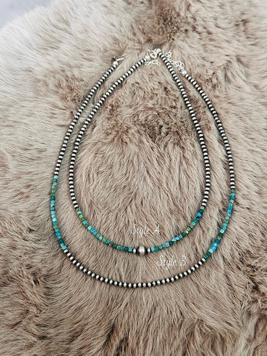 Navajo Pearl & Turquoise Necklaces