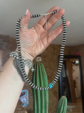 Load image into Gallery viewer, 9mm Saucer Navajo Pearl Necklace

