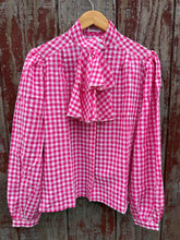 Load image into Gallery viewer, Pink Gingham Blouse
