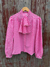 Load image into Gallery viewer, Pink Gingham Blouse
