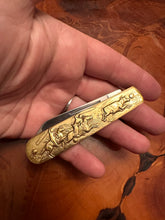 Load image into Gallery viewer, Brass Cowboy Knife
