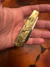 Load image into Gallery viewer, Brass Cowboy Knife
