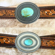 Load image into Gallery viewer, Turquoise belt buckles
