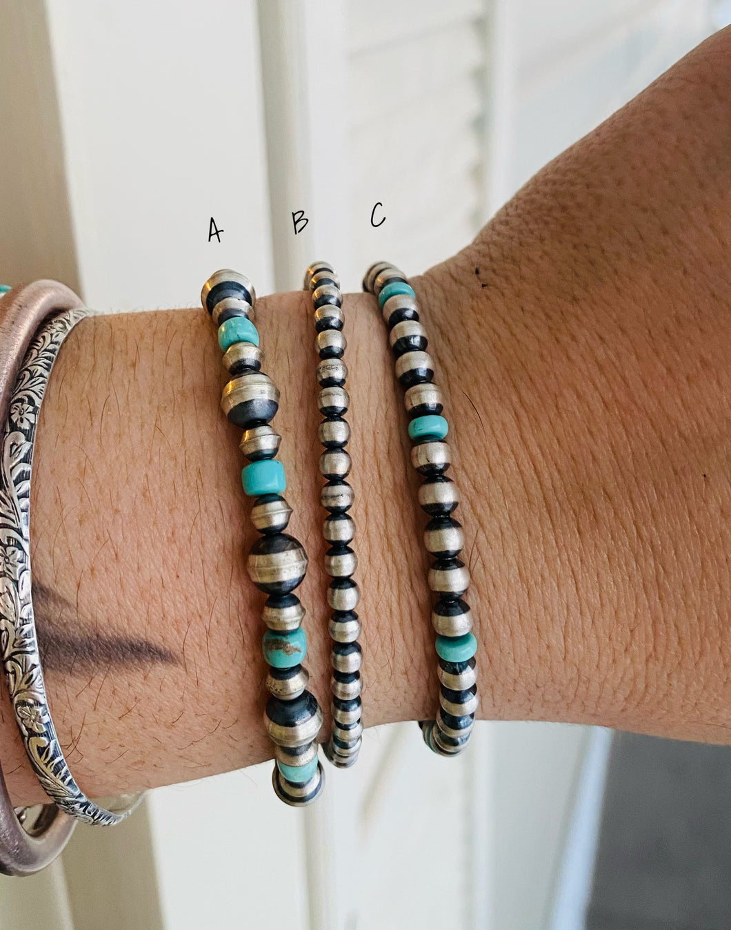 Navajo Pearl Bracelets