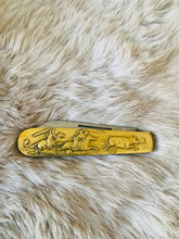 Load image into Gallery viewer, Brass Cowboy Pocket Knife
