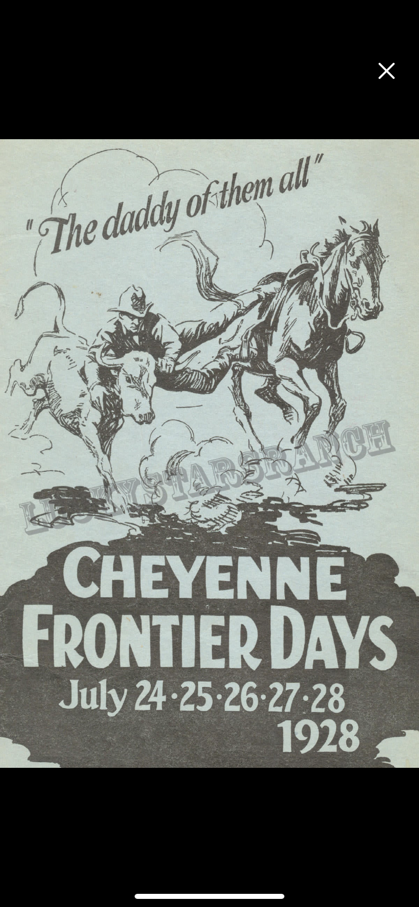 18”x24” Cheyenne 1928 Poster *Preorder