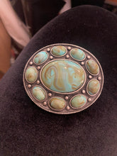 Load image into Gallery viewer, Turquoise Belt Buckle
