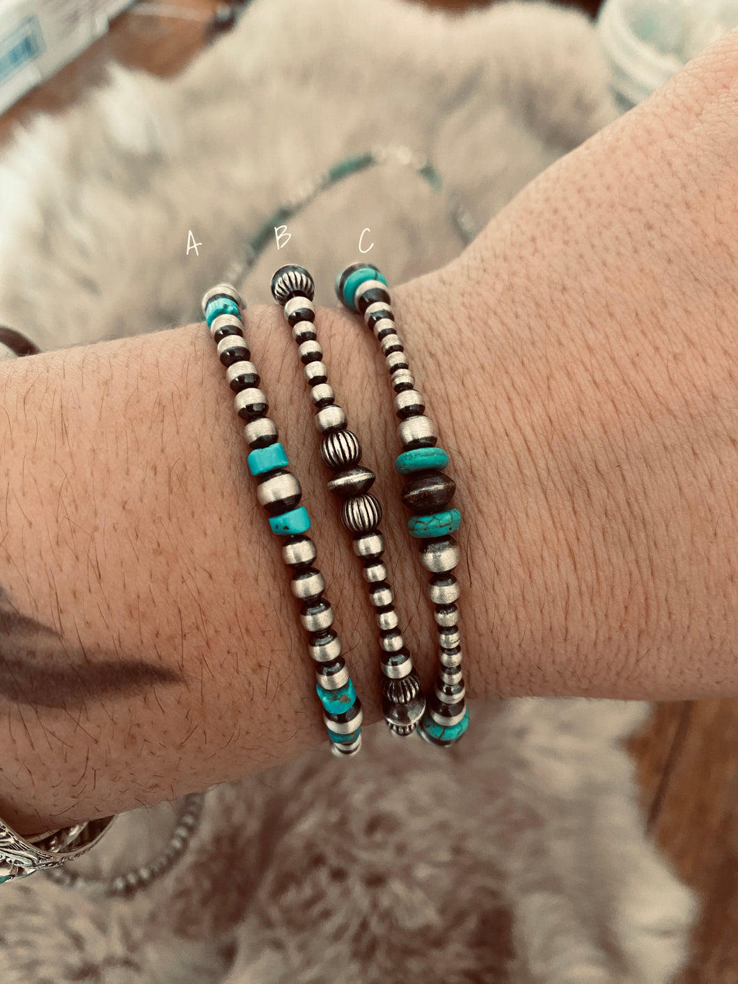 Navajo Pearl Bracelets