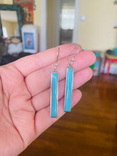 Load image into Gallery viewer, Turquoise Bar Earrings
