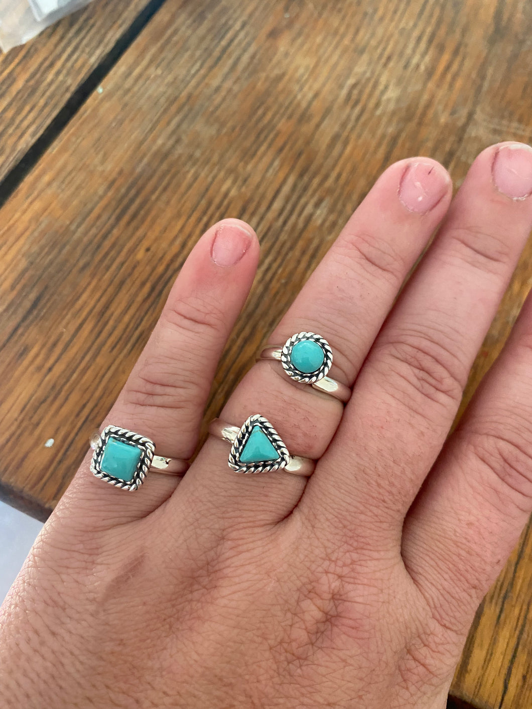 Adjustable Turquoise Rings