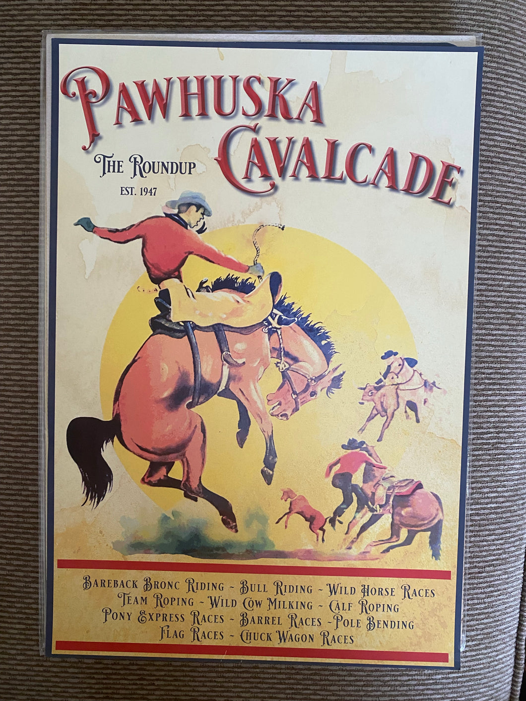 12”x18” pawhuska Poster *Preorder