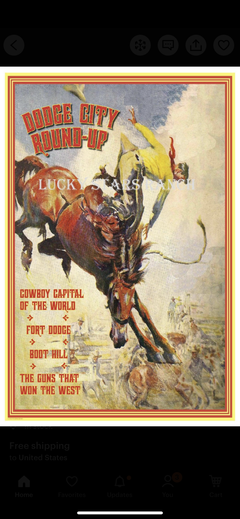 18”x24” Dodge City Poster *Preorder