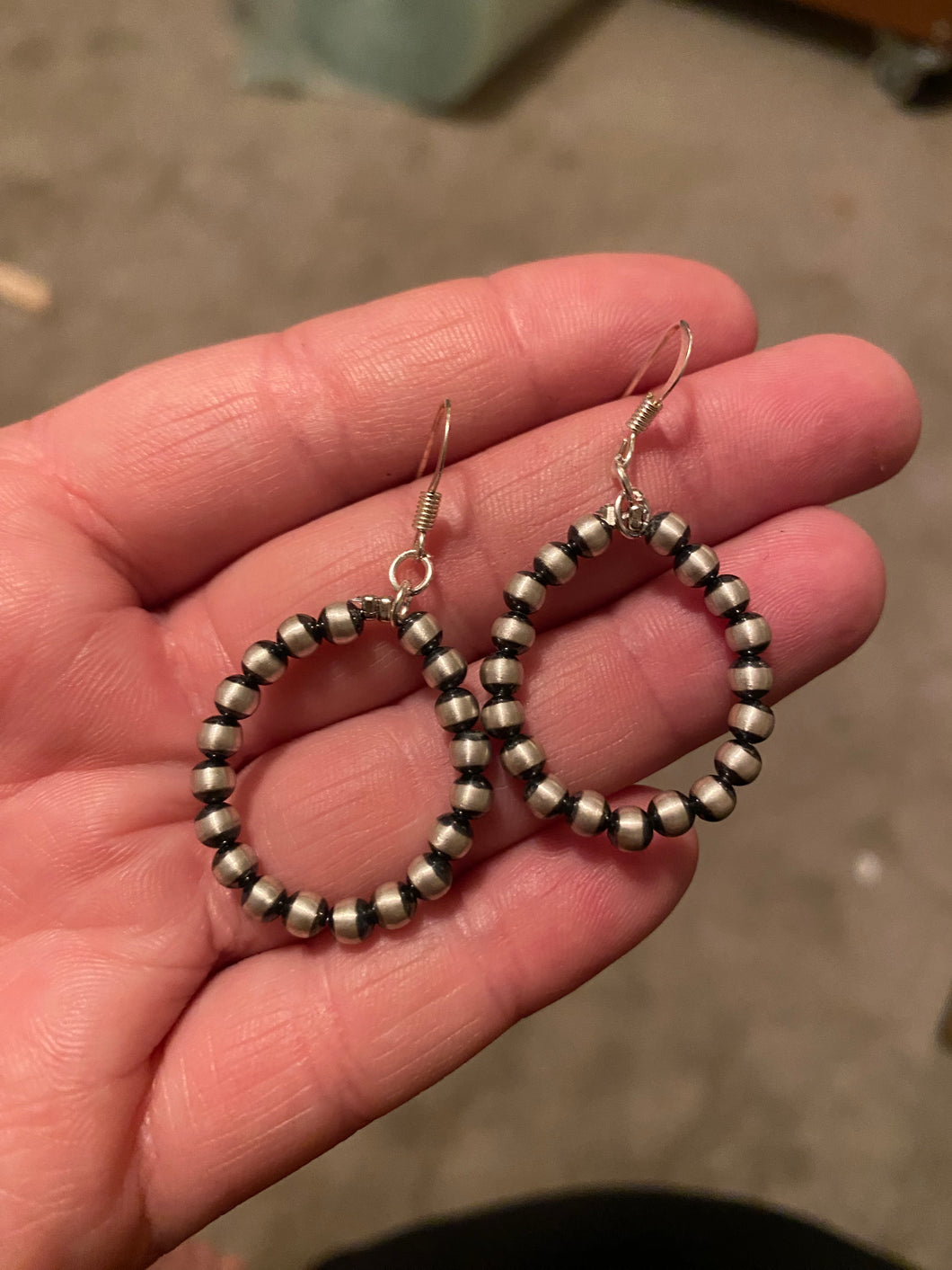 Small Navajo Pearl Earrings