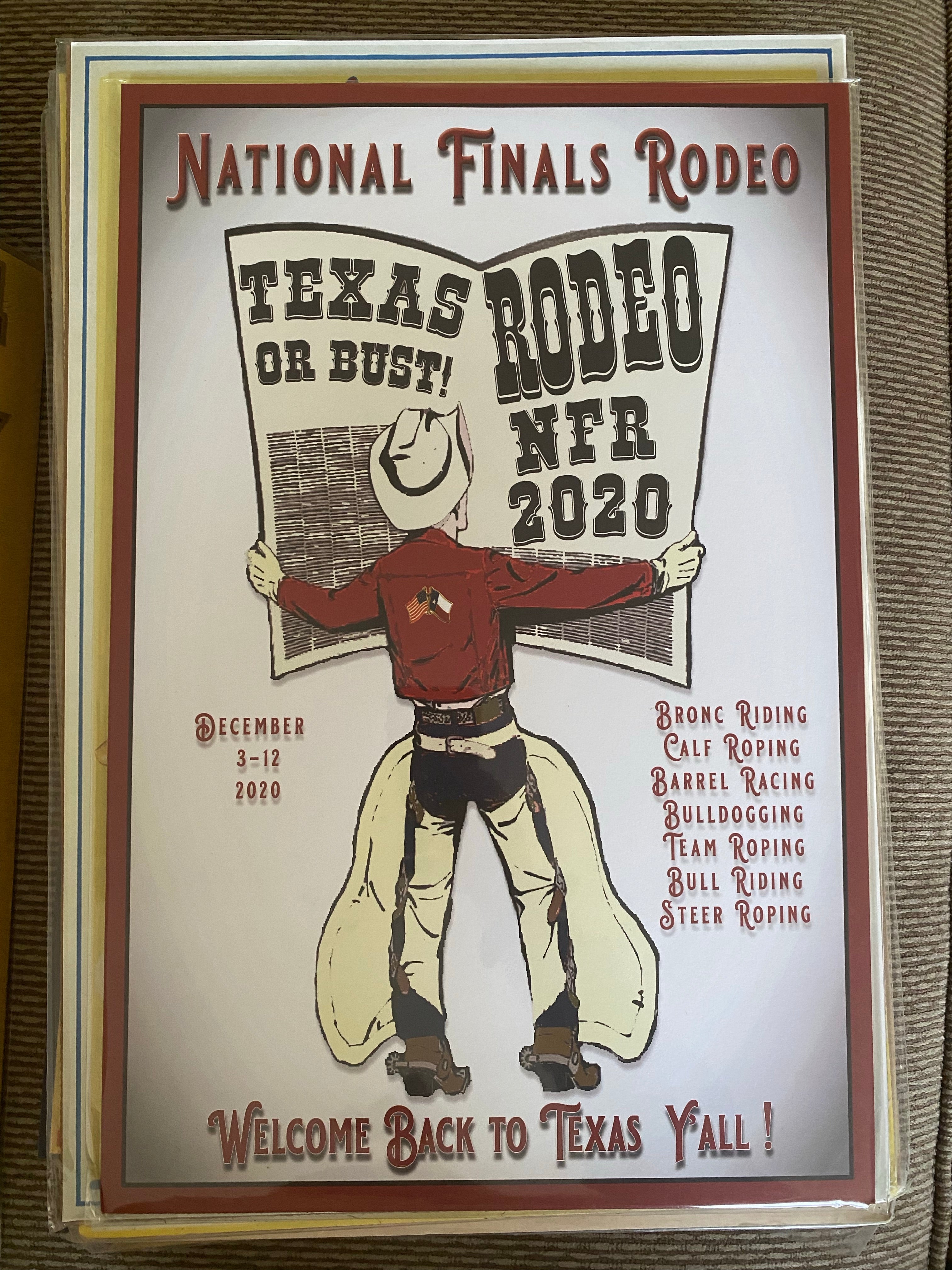 12”x18” NFR2020 Poster *Preorder – Danni Jo Designs