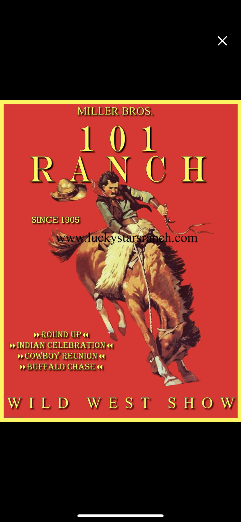 18”x24” 101 Ranch Poster *Preorder